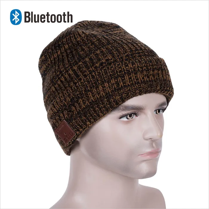 Bluetooth Beanie стерео наушники беспроводные Handsfree Skullies вязаная шапка зима спортивные головные уборы моющиеся кепки наушники Музыка Аудио