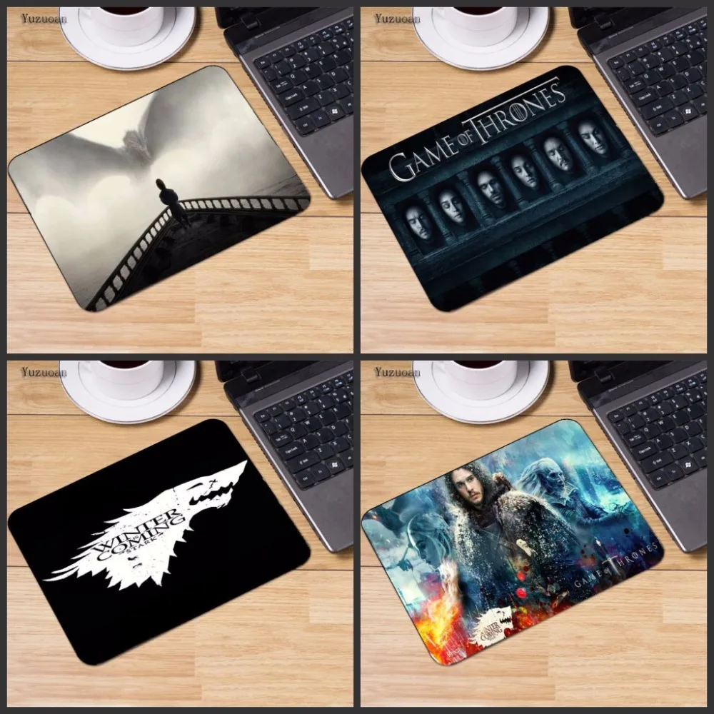 Yuzuoan New Arrival Game of Thrones Gaming Pad Necessary Mouse Mat
