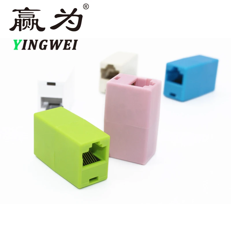 

Network Ethernet Dual Straight Head Lan Cable Joiner Coupler RJ45 CAT 5 5E 6 6a Extender Plug Network Cable Connector