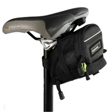 Bike Tail Bag Quick Release Bicycle Seat Saddle 1680D Fabric Rear Extensible Bag Size M