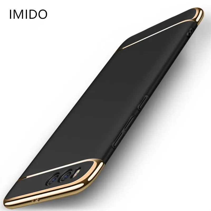 Роскошные Electroplated 3 в 1 пластиковая рама ПК чехол для телефона Xiaomi mi 6/6 s