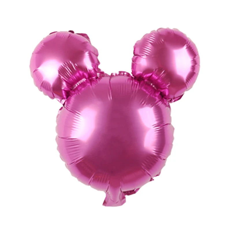 10 шт. 24 дюйма Микки Минни Микки Маус голова алюминиевые фольгированные гелиевые шары воздушные шары для детского душа день рождения украшения поставки сувениры