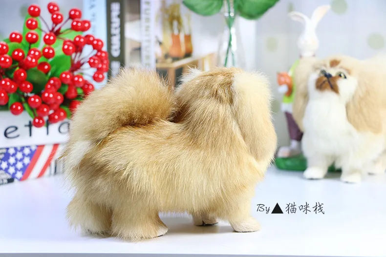 Реалистичные Модели собак, детские плюшевые животные, игрушки, реалистичные Пекинские собаки, куклы, домашние животные, украшения, детские животные, когнитивные игрушки