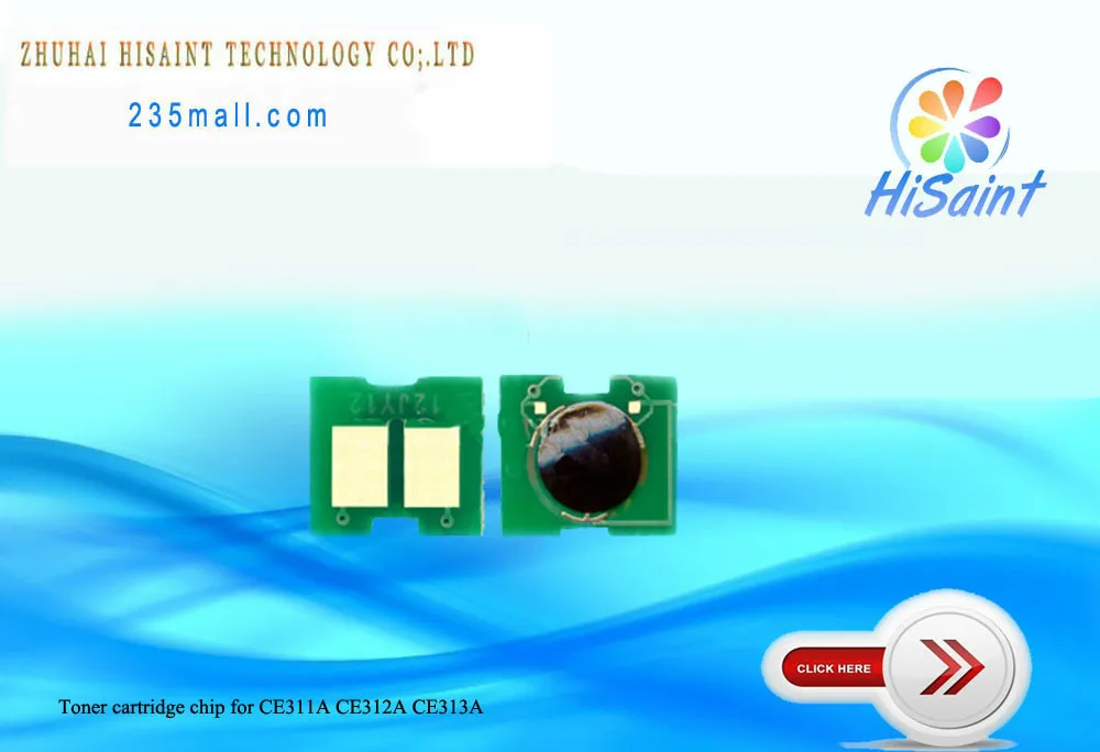 hisaint Color Toner Cartridge Chip CE310A CE311A CE312A CE313A for HP Laserjet Pro CP1025/CP1025nw MFP M175nw/M175 printer | Компьютеры и