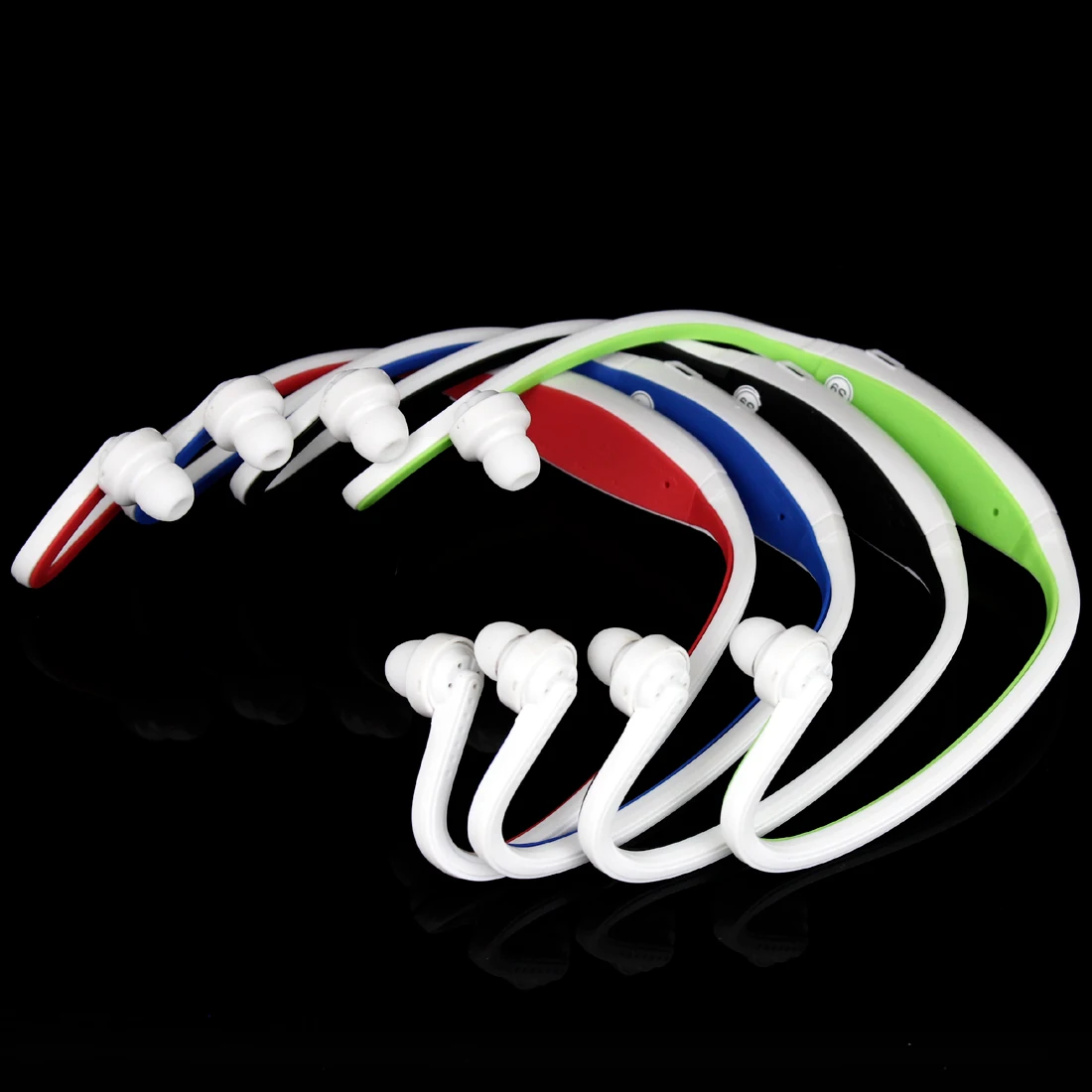 

Marsnaska New Fashion Sports Stereo Earphone Wireless Headphone Bluetooth 3.0 Headset for iPhone 6/5/4 White Edging Electronic