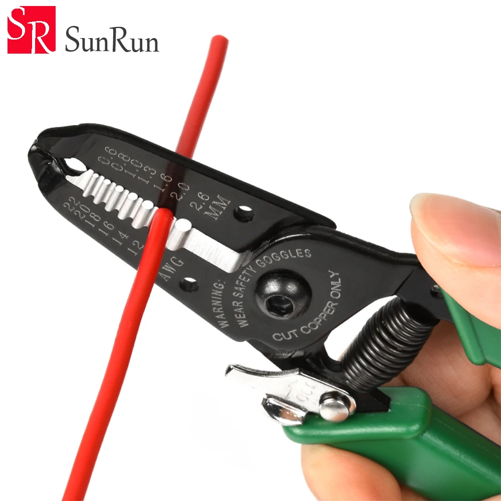 

1pcs Multifunction Tool 7 inch Wire Stripper Pliers Cutter 0.6- 2.6mm Hand Tools free shipping