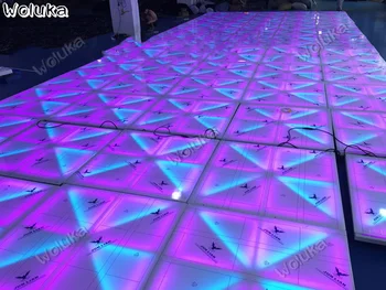 

New RGB dance floor tile runway walk show jump stage bar wedding dance floor lamp tile CD50 W03