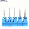 10pcs 3.175x0.1mm 15 Degree V Bit Milling Cutters Carbide PCB Engraving CNC Router Tools for Metal Jade 3D Carving End Mill ► Photo 3/6