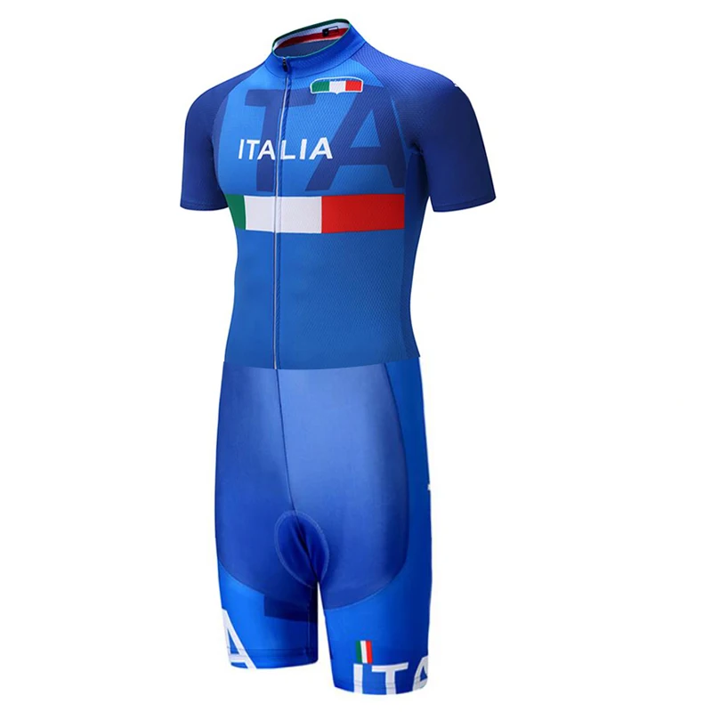 

Pro Team Cycling Italy Skinsuit Ropa Ciclismo Maillot Jumpsuit Road Racing Skinsuit Bike Jersey Sports Wear shorts cycling