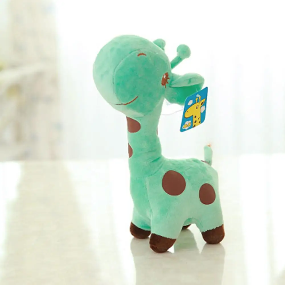 AsyPets Милая мультяшная форма жирафа вышивка крашение плюшевые игрушки для детей девушка собака кошка