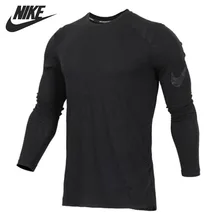 Новое поступление Nike Breathe Elite Для Мужчин's Футболки спортивная одежда с длинными рукавами