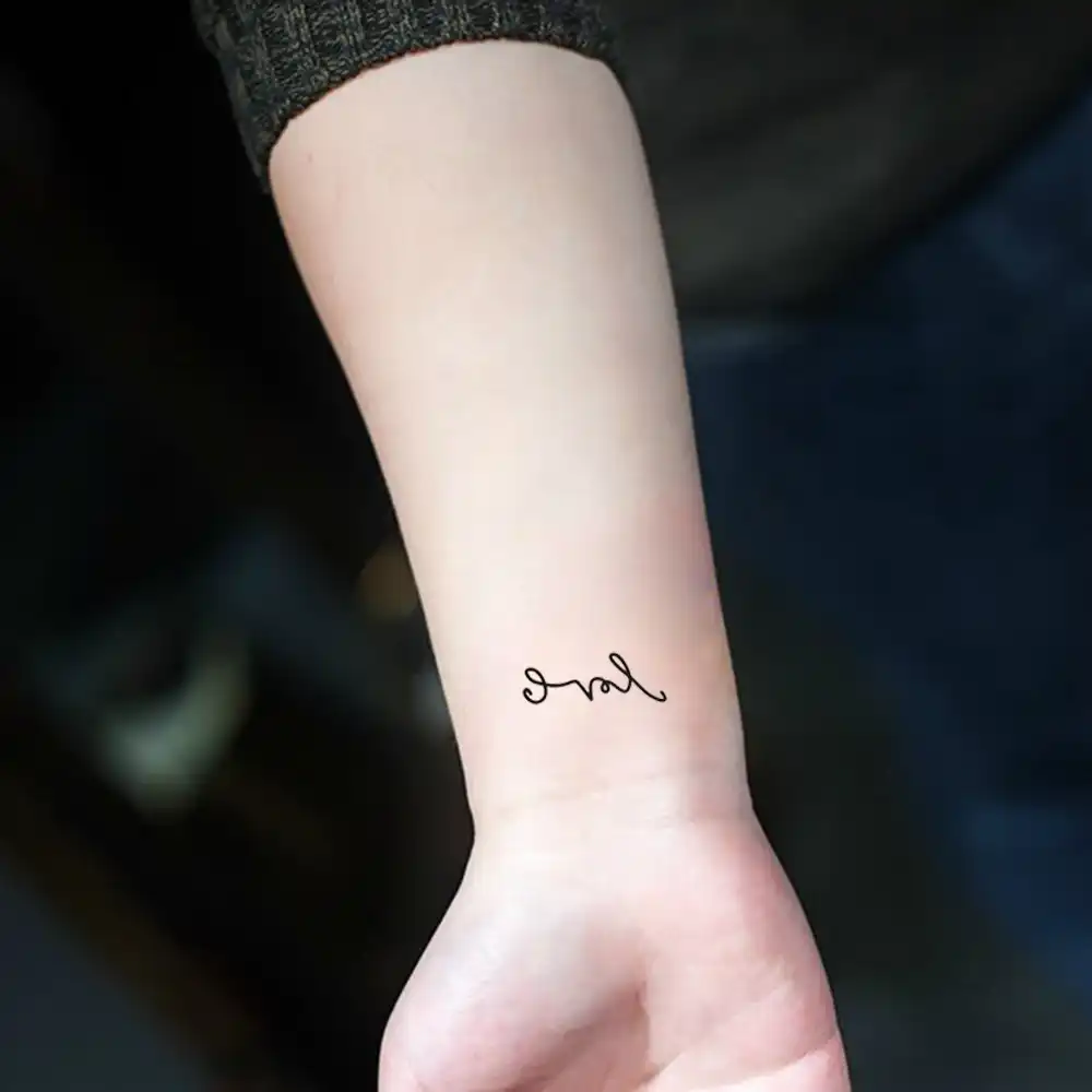 Couple Wrist Tattoo