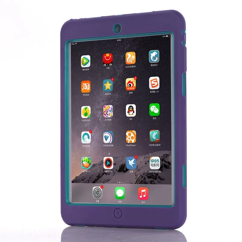 Eco-friendly Baby Safe Case For Apple IPad Mini Case Kids Shockproof TPU PC Tablet Case For IPad Mini 2 Mini 3 Mini 1 Cover (7)
