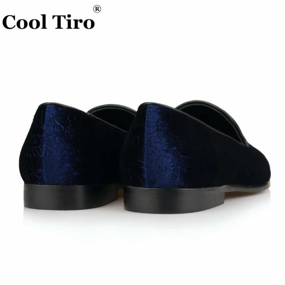 Мужские Кожаные Мокасины с тиснением тисненые бархатные туфли плоская подошва