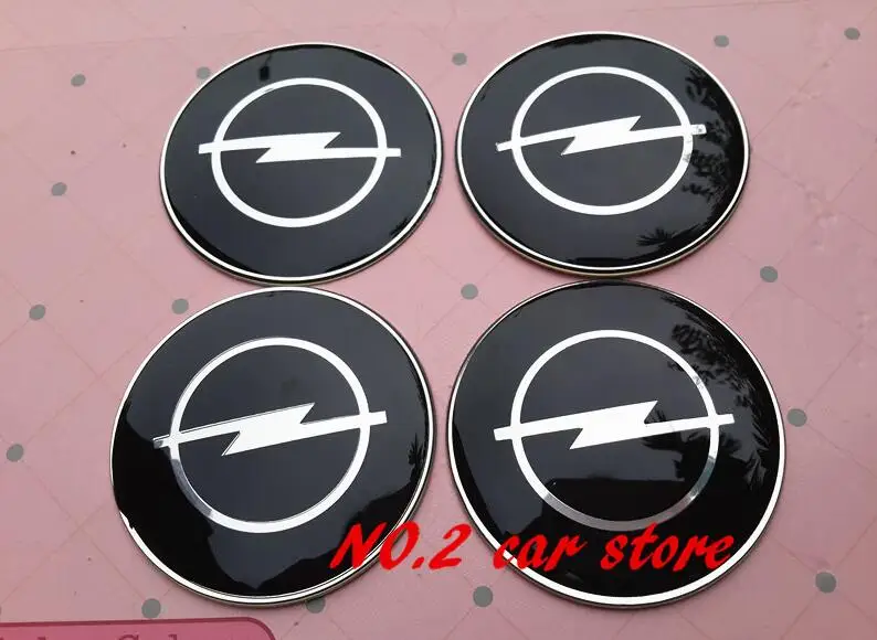 

4pcs 65mm Opel car emblem Wheel Center Hub Caps wheel Badge covers sticker Accessories Free shipping