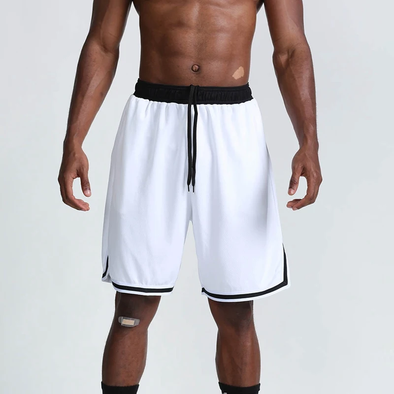 Шорты для фитнеса с невидимые карманы мужские быстросохнущие эластичные короткие шорты спортивные брюки Мужская спортивная одежда