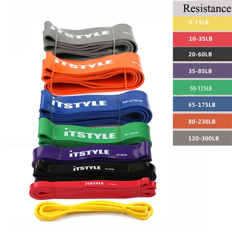 

41" Pull Up Elastic Band Natural Latex Rubber Loop Gym Expander Strengthen Trainning Power Fitness Resistance Bands 208cm