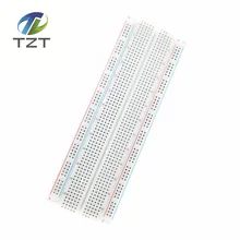 SHIPPING 1pcs Breadboard 830 Point PCB Board MB 102 MB102 Test Develop DIY kit nodemcu font