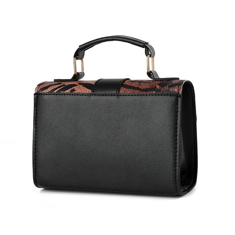 REPRCLA 2019 Fashion Women Handbag Shoulder Bag Leopard Print PU Leather Crossbody Bags for Women Messenger Bags Ladies Bolsa