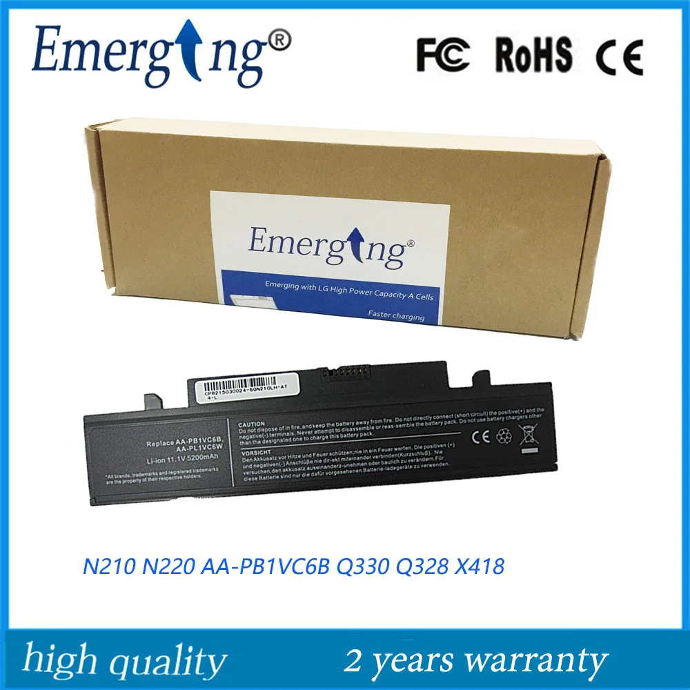 New Laptop Battery for Samsung N210 N220 AA-PB1VC6B Q330 Q328 X418 AA-PL1VC6W PB1VC6B | Компьютеры и офис