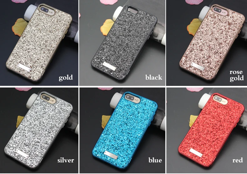 Aoweziic Latest All inclusive Design Gleams Women Phone Case Cover For iphone X XS 6s 7Plus 8Plus shine brand back cover case
