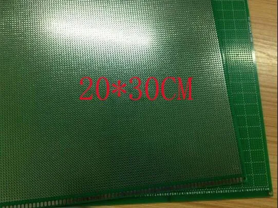 5 шт. 20*30 см Односторонняя печатная плата HASL 1,6 мм 2,0 космическая универсальная плата с отверстием экспериментальный тестовый щит