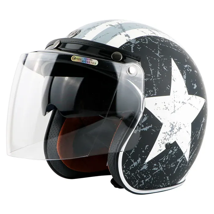 TORC moto шлем casco capacetes винтажные moto rcycle шлемы Модные Цветные moto rcross шлем телескопические линзы скутер шлем t57 - Цвет: with shield visor