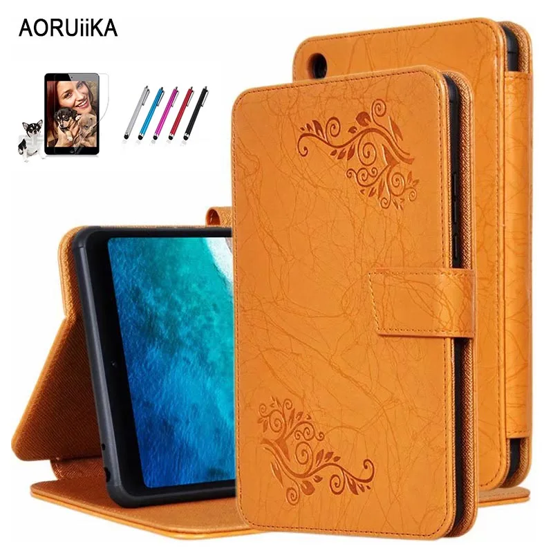 

AORUiiKA PU Leather Cover Stand Case For Xiaomi Mi Pad 4 Mipad4 8.0 inch Tablet PC Smart Case Mi Pad4 mipad 4 shockproof cover