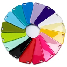 4S 5S 6 s plus caso capa capinha para iphone 6 6 s plus/5 5S/4 4S doces cores tpu capa de silicone para iphone 6 s coque suave Shell