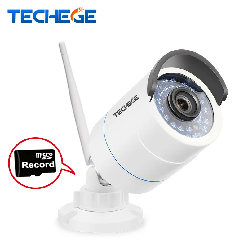 imágenes para Techege 1280*720 P Cámara IP WIFI HD de 1.0MP wifi Ranura Para Tarjeta TF CCTV cámara de Visión Nocturna impermeable Al Aire Libre cámara de Detección de Movimiento imágenes para Techege 1280*720 P Cámara IP WIFI HD de 1.0MP wifi Ranura Para Tarjeta TF CCTV cámara de Visión Nocturna impermeable Al Aire Libre cámara de Detección de Movimiento