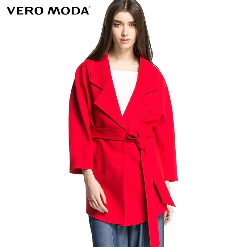 VERO MODA женский тренч вискоза фасон чистый цвет ветровка куртка женская |