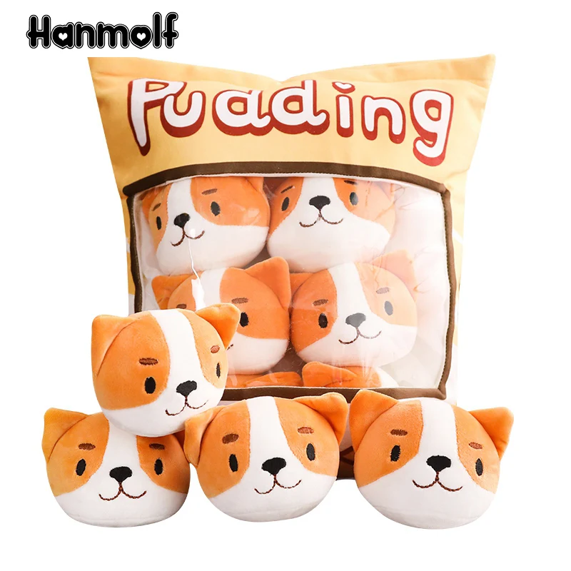 Собака Pudding Косплей Shiba Лисья Секретная служба (Inu собачий шары сумка плюшевая