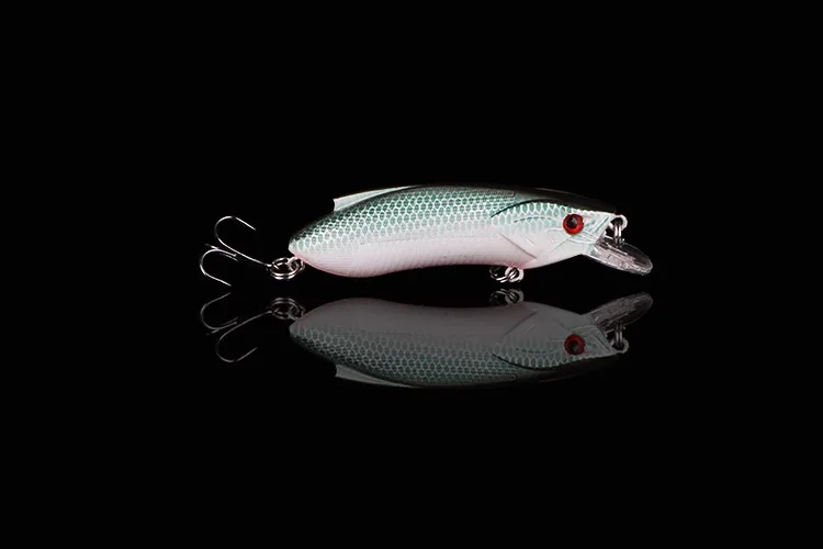 NEW 80mm 16g Minnow Stream Fishing lure Mini Trout baits small whopper vibrating light sinking micro fish crankbait japan winter