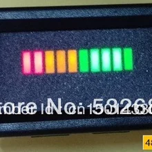 Для России 10-бар светодиодный цифровой Батарея разрядки индикатор заряда аккумулятора кодер для гольфа, электрических транспортных средств. 12 V 24 V 36 V 48 V 60 V до 100 V