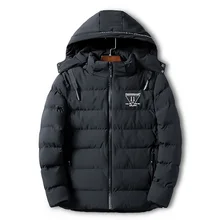 Rlyaeiz, зимняя мужская куртка, уплотненная, теплая, ветрозащитная, с капюшоном, парка плюс бархат, высокое качество, пуховики на молнии, зимнее пальто для мужчин