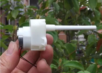 

2pcs 6v 12v DC Turbine Worm Gear Motor long shaft Slow gear Motor RPM8-16