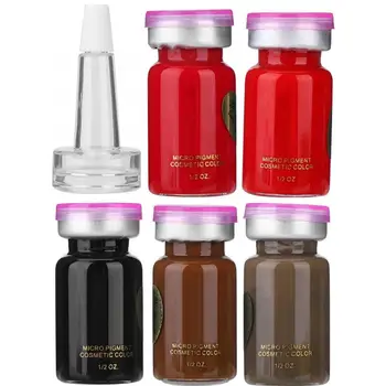 

Pigment For Microblading 8ml Natural Plant Tattoo Ink Longlasting Lip Eyebrow Eye Tattoo Pigment Semi-pernament Ink Permanent