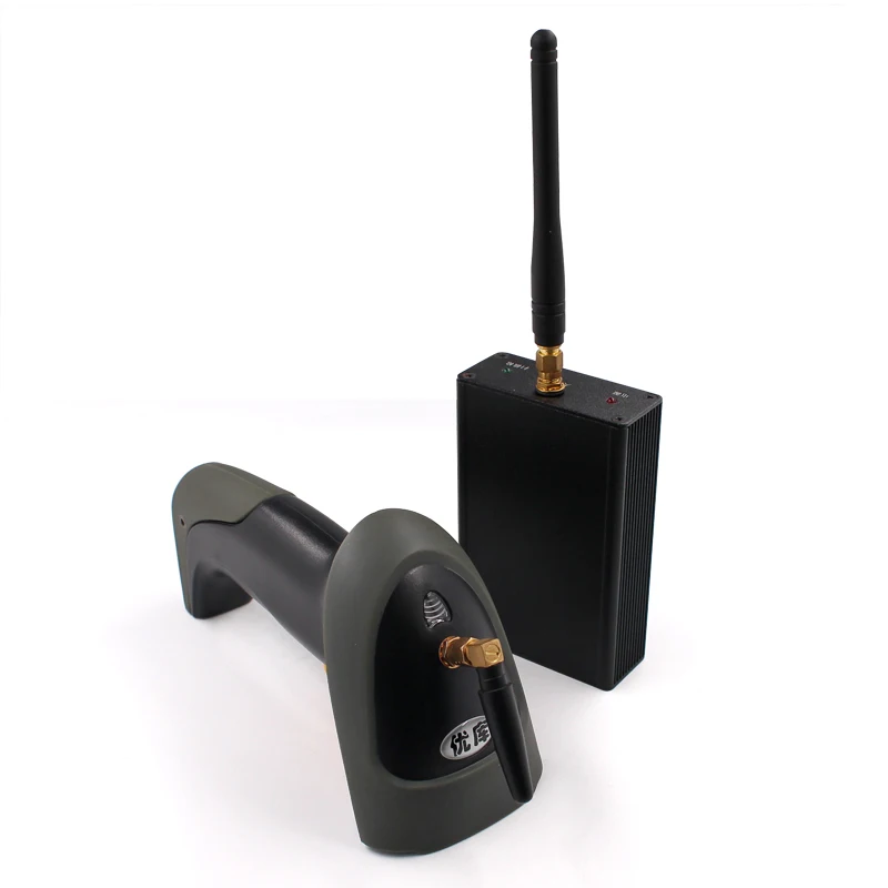 

433Hz Wireless handheld laser barcode Scanner 100 meters ranger YK-980 with USB2.0 Interface Free shipping
