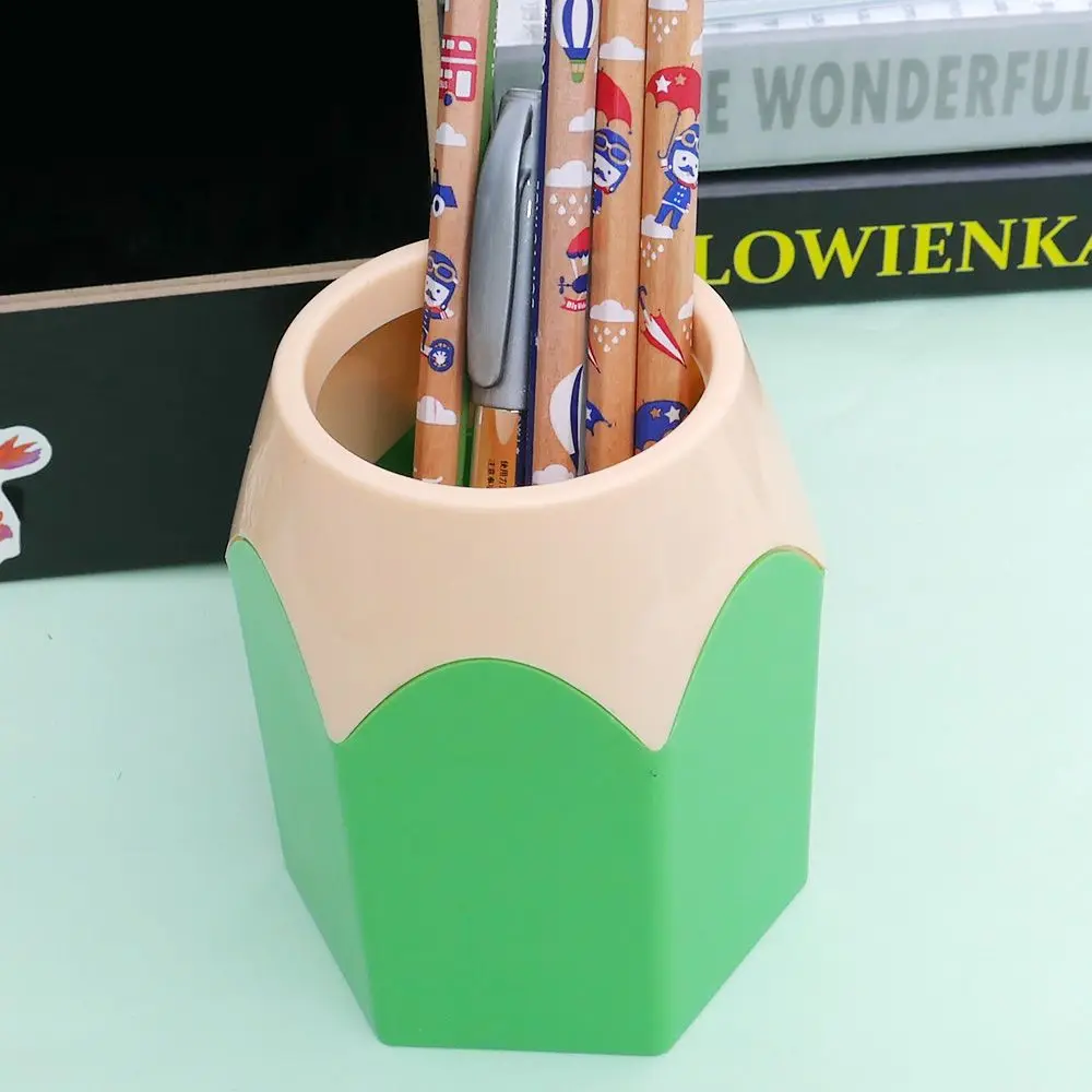 Cute POP Creative Pen Holder Vase Color Pencil Box Makeup