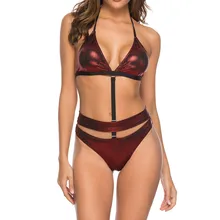 Высококачественное нижнее белье, пижама, Модный женский сверкающий купальник, купальный Монокини, пуш-ап, мягкий, женский стиль