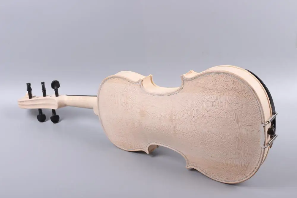 1 шт. 5 струн незавершенная скрипка 4/4 Mple+ Spurce ручной работы черное дерево аксессуары