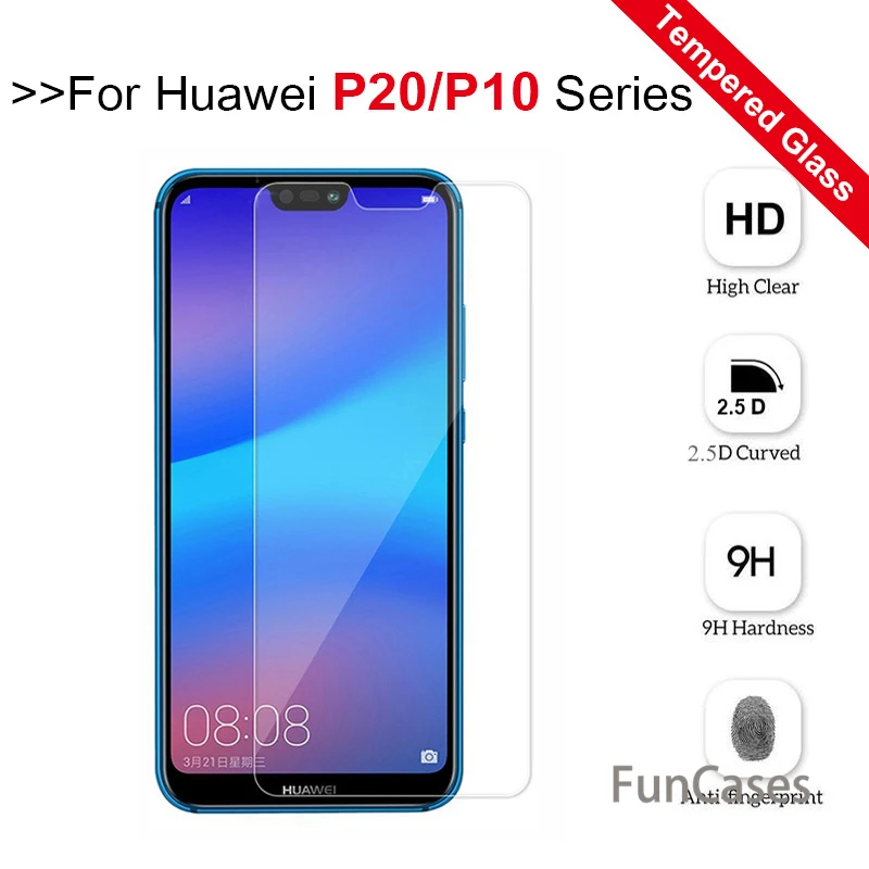 Tempered glass for huawei p20 lite p 20 10 20lite 20pro pro p10 plus screen Protector glas Protective protection Film | Мобильные
