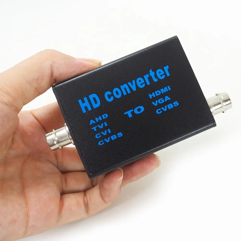 Factory Direct AHD/TVI/CVI/CVBS signal to HDMI/VGA/CVBS video signal convertor AHD41 Support 1080P960P720P Video Signal Input