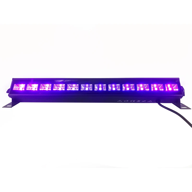 Беспроводной светодиодный пульт дистанционного управления для мытья стен 12x3W фиолетовое освещение с DMX512 Master Slave DJ контроллер оборудования