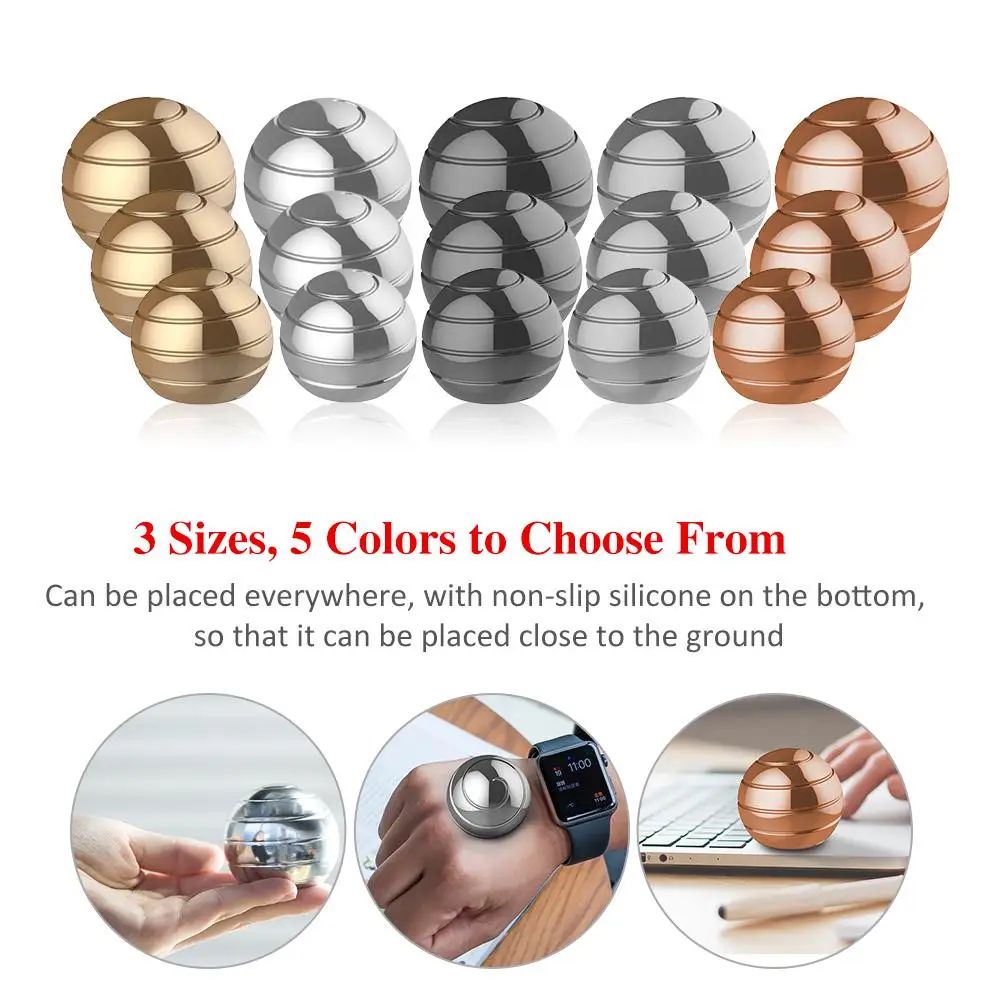 

Fully Disassembled Rotating Tabletop Ball Fingertip Gyroscope Decompression Toys For Children Fidget Spinner