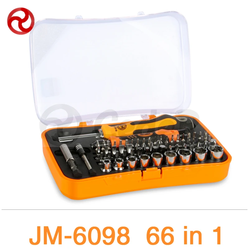 

JAKEMY 66 in 1 Screwdriver Set Laptop Computer Electrical Home Furniture Auto Car Mechanic Repair Magnetic Adjustable Tools Kit