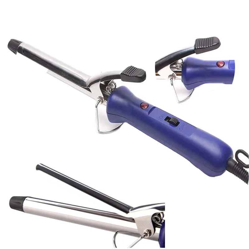 Professional 15W 220V Electric Styling Hair Curling Tongs Iron Clamp