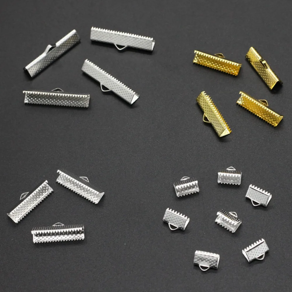 20pcs Horse clip horse mouth clamp Metal Crimps End Caps End connection