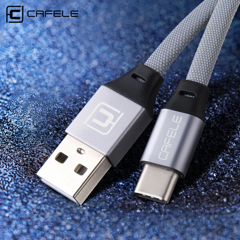 

CAFELE Type C USB Cable Charging Cable for Samsung Huawei Xiaomi Oneplus Phones Durable USB Type C Port Mobile Phone Cables