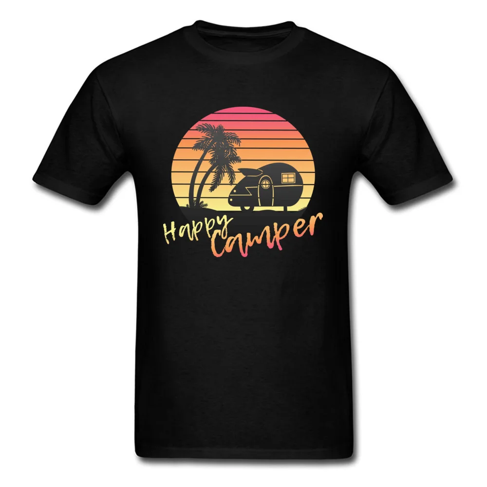 Happy Sunset Пляжная футболка топы футболки модные мужские с коротким рукавом